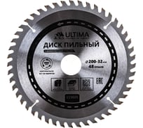 Диск пильный по дереву (200х32 мм, 48 зубьев,+кольцо,30/32) Ultima 115025