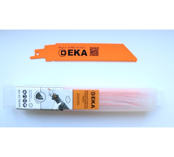 Пильные полотна 10TPI для сабельной пилы 6" EKA 63 726 610