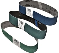 Набор лент шлифовальных для гриндера 50x610 мм, Р36, Р60, Р100, 3 шт ABRAFORM SM3-50-610-36-60-100