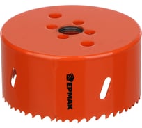 Коронка биметаллическая 89 мм, быстрорежущая сталь ЕРМАК 604-020