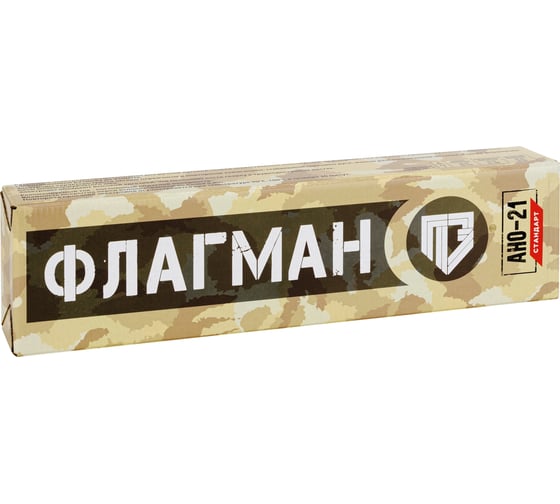 Электроды АНО-21 Стандарт ФЛАГМАН 4.0 мм, 5.0 кг, ГОСТ 9466-75 ООО «Пензенские электроды» 00-00002498
