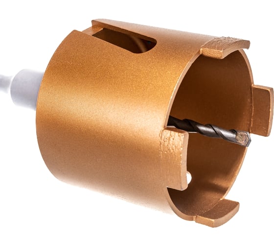 Коронка кольцевая алмазная по бетону в сборе (82 мм; SDS-Plus) FIT 33486