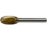Борфреза твердосплавная форма E овальная (9.5х19х6х63 мм) REEZO TOOLS RE095-6-MD TiN 1