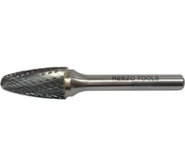 Борфреза твердосплавная форма F гиперболическая со сферическим торцом (9.5х19х6х63 мм) REEZO TOOLS RF095-6-NF