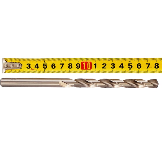 Сверло удлиненное по металлу 10.5x184x120 мм, ц/х, HSS TORGWIN T1857644