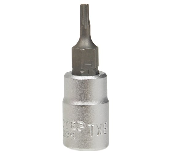 Бита-вставка короткая TORX (Т8; 1/4") МАСТЕР КЛЮЧ МК540008 1