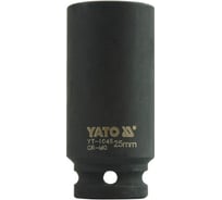 Головка торцевая удлиненная ударная 6-гранная (25 мм; 1/2"; CrMo) YATO YT-1045