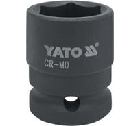 Торцовая головка YATO 1/2" CrMo короткая 27мм ударная YT-1017, 37141017 228 1