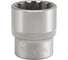 Головка торцевая короткая SPLINE (30 мм; 1/2"; CrV) YATO YT-1480 1