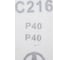 Шлифовальные круги для жирафа 180 мм, P40, 10 шт Vitatools R-180-P40-10-0 6