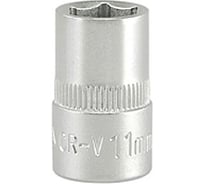 Головка торцевая короткая 6-гранная (11 мм; 3/8"; CrV) YATO YT-3806