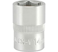 Головка торцевая короткая 6-гранная (14 мм; 3/8"; CrV) YATO YT-3809