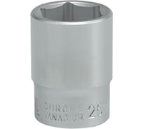 Головка торцевая короткая 6-гранная (26 мм; 3/4"; CrV) YATO YT-1307