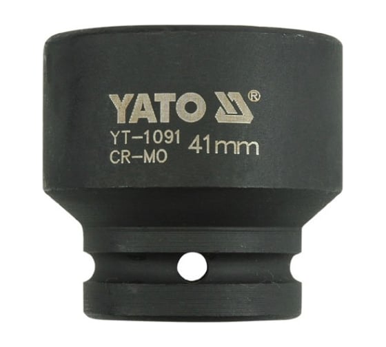 Головка торцевая короткая ударная 6-гранная (41 мм; 3/4"; CrMo) YATO YT-1091