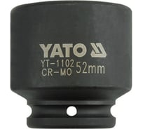 Головка торцевая короткая ударная 6-гранная (52 мм; 3/4"; CrMo) YATO YT-1102