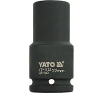 Головка торцевая удлиненная ударная 6-гранная (22 мм; 3/4"; CrMo) YATO YT-1122