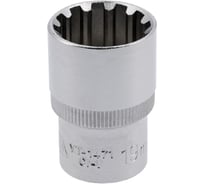 Головка торцевая короткая SPLINE (19 мм; 1/2"; CrV) YATO YT-1471