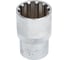 Головка торцевая короткая SPLINE (19 мм; 1/2"; CrV) YATO YT-1471 4