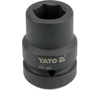 Головка торцевая короткая ударная 6-гранная (24 мм; 1"; CrMo) YATO YT-1180