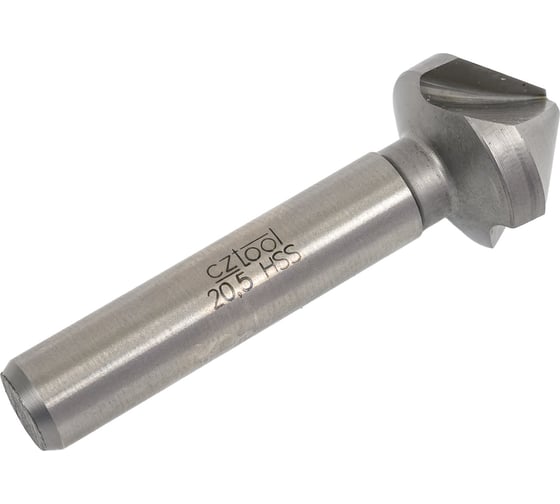 Зенковка (20.5х10х63 мм; Z3; 90°; HSS) Bucovice Tools 746205