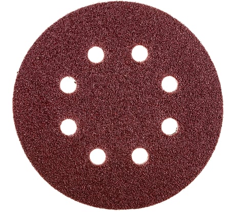 Круг шлифовальный абразивный с перфорацией (5 шт; 125 мм; Р60) для резиновых дисков VOREL 8576
