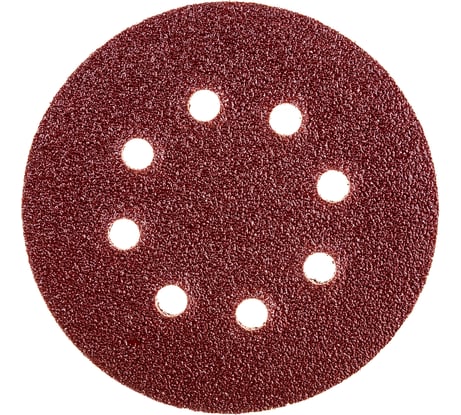 Круг шлифовальный абразивный с перфорацией (5 шт; 125 мм; Р40) для резиновых дисков VOREL 8574