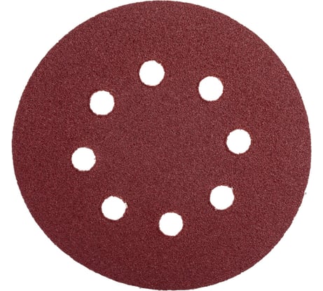 Круг шлифовальный абразивный с перфорацией (5 шт; 125 мм; Р100) для резиновых дисков VOREL 8580