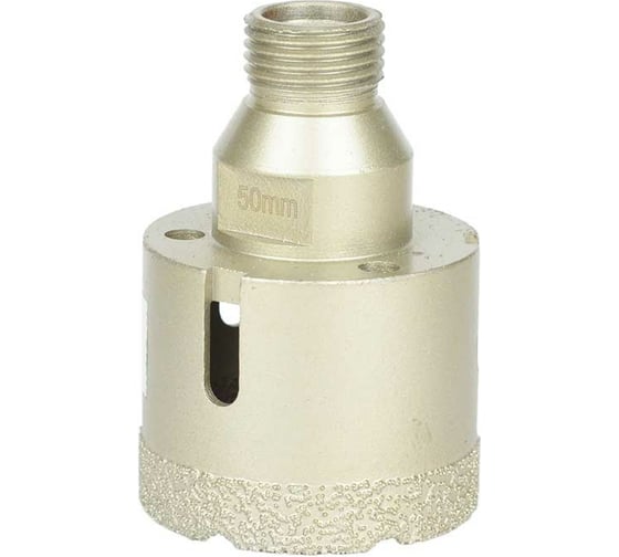 Коронка алмазная, вакуумное спекание (50х40 мм; 1/2"; М14) TECH-NICK TUK 136.600.7024