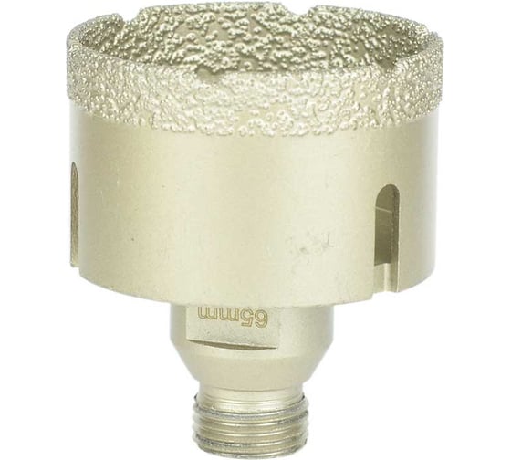 Коронка алмазная, вакуумное спекание (65х40 мм; 1/2"; М14) TECH-NICK TUK 136.600.7027