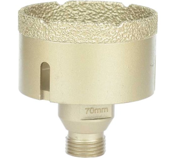 Коронка алмазная, вакуумное спекание (70х40 мм; 1/2"; М14) TECH-NICK TUK 136.600.7028 1