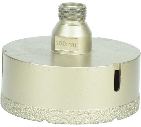 Коронка алмазная, вакуумное спекание (100х40 мм; 1/2"; М14) TECH-NICK TUK 136.600.7031
