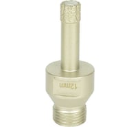 Коронка алмазная, вакуумное спекание (12х40 мм; 1/2"; М14) TECH-NICK TUK 136.600.7016