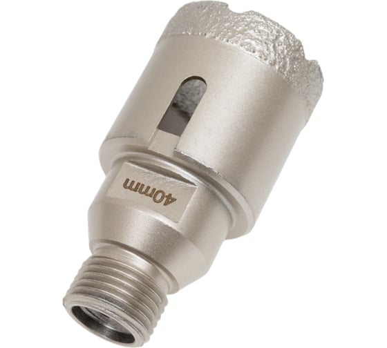 Коронка алмазная, вакуумное спекание (40х40 мм; 1/2"; М14) TECH-NICK TUK 136.600.7022