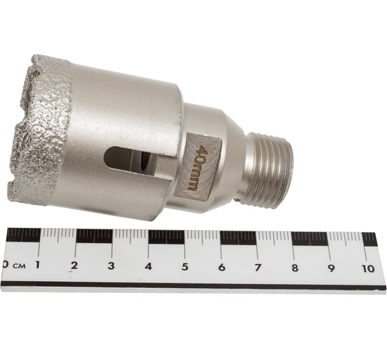 Коронка алмазная, вакуумное спекание (40х40 мм; 1/2"; М14) TECH-NICK TUK 136.600.7022