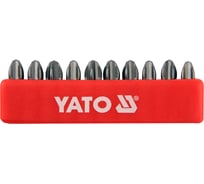 Набор бит PH3 (1/4"; 25 мм; 10 шт.) YATO YT-0476