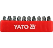 Набор бит PZ3 (1/4"; 25 мм; 10 шт.) YATO YT-0472