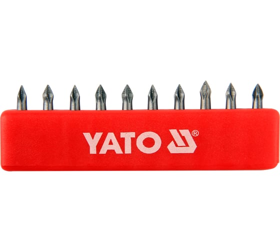 Набор бит PH0 (1/4"; 25 мм; 10 шт.) YATO YT-0473 1