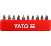 Набор бит PH1 (1/4"; 25 мм; 10 шт.) YATO YT-0474