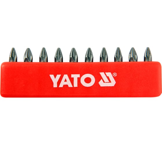 Набор бит PZ1 (1/4"; 25 мм; 10 шт.) YATO YT-0470 1