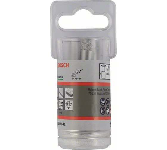 Коронка алмазная Dry Speed для УШМ (10х30 мм; М14) Bosch 2608599041