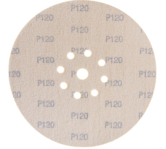 Шлифовальный круг на липучке ABRAFORM Giraffe ONE 225 мм, 9 отв., Р120 AF-GO-120
