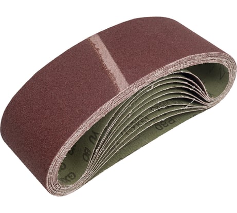 Шлифовальная лента бесконечная ON 75x533 мм, Р80, 10 шт 19-04-003