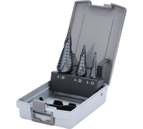 Набор сверл ступенчатых (3 шт; 4-30 мм; HSS-TiALN) Ruko 101026FRO