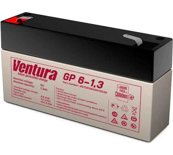 Аккумуляторная батарея 6 В, 1.3 А*ч Ventura GP 6-1,3 1