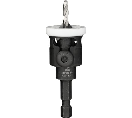 Зенковка коническая 12.7 мм, сверло с универсальной спиралью 3.6 мм WPW AQP3604SC