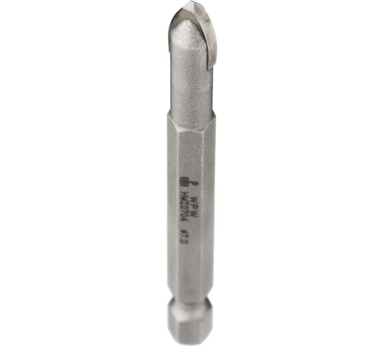 Сверло для стекла и керамики (7х80 мм; хвостовик HEX1/4") WPW HMZ0704