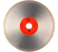 Диск алмазный стд-124 230х25.4/22.23х10 мм, сплошная режущая кромка Strong стд-12400230