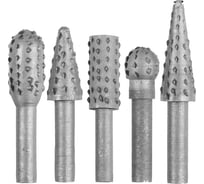 Набор борфрез (шарошек) по дереву, 5 шт KRANZ KR-91-0798