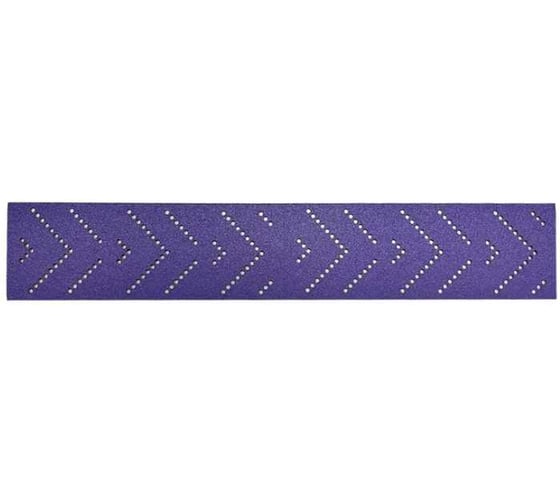 Полоски шлифовальные на пленочной основе 328 Purple Zirconia Multi holes (70х400 мм, Р400, 50 шт) SANDWOX 328.70.40.400.LC