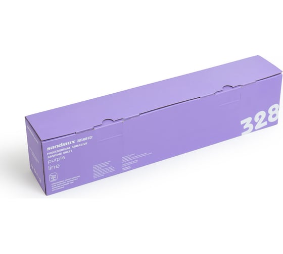 Полоски шлифовальные на пленочной основе 328 Purple Zirconia Multi holes (70х400 мм, Р400, 50 шт) SANDWOX 328.70.40.400.LC